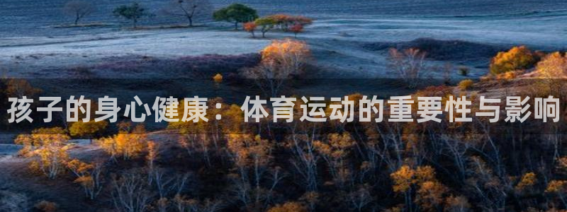 米兰体育官网下载：孩子的身心健康：体育运动的重要性与