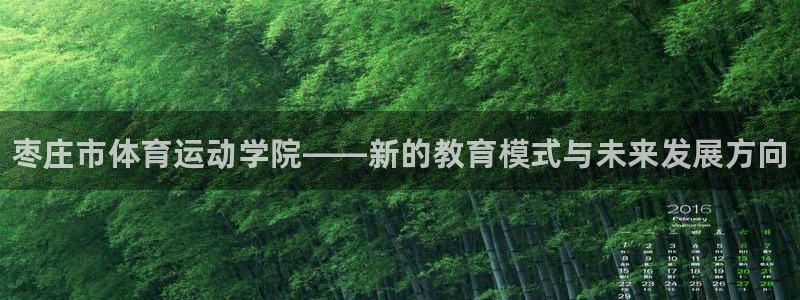 米兰体育官网下载开户：枣庄市体育运动学院——新的教育模式与未