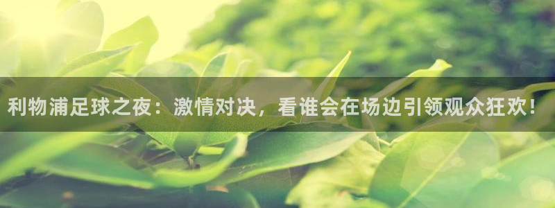 蜘蛛直播体育nba直播在线：利物浦足球之夜：激情对决，看谁会在场边引领观众狂欢！